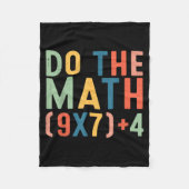 Couverture Polaire Do The Math 67 Six Seven Meme Teacher Student Men  (Devant)