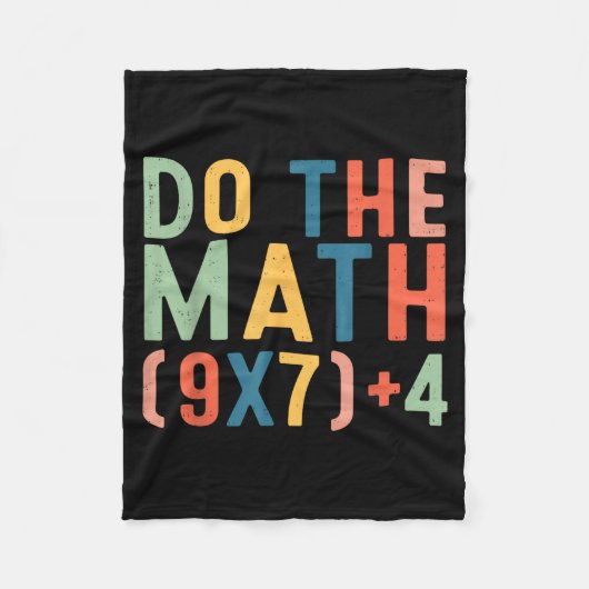 Couverture Polaire Do The Math 67 Six Seven Meme Teacher Student Men  (Devant)