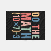 Couverture Polaire Do The Math 67 Teacher Meme Funny  (Devant (Horizontal))