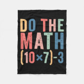 Couverture Polaire Do The Math 67 Teacher Meme Funny  (Devant)