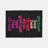 Couverture Polaire Do You Know The Muffin Man Dyktmm Nostalgia Funny  (Devant (Horizontal))