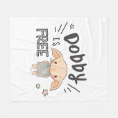 Couverture Polaire Dobby est libre (Devant (Horizontal))