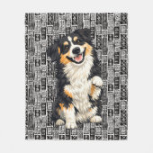 Couverture Polaire DOBRO Aussie Berger Australien (Devant)