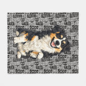 Couverture Polaire DOBRO Aussie Berger Australien (Devant (Horizontal))