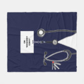 Couverture Polaire Docteur créatif (Devant (Horizontal))