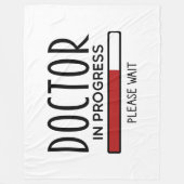 Couverture Polaire Docteur étudiant en médecine en cours (Devant)