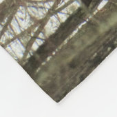 Couverture Polaire Doe Deer dans la neige (Coin)