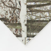 Couverture Polaire Doe Deer dans la neige (Coin)