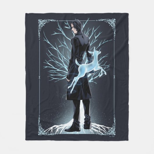 Couverture Polaire Doe Patronus d'Anime Severus Snape (Devant)