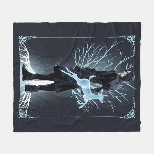Couverture Polaire Doe Patronus d'Anime Severus Snape (Devant (Horizontal))