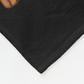 Couverture Polaire Dog Dachshund Wrapped In Christmas Lights - Holida (Coin)