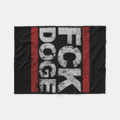 Couverture Polaire Doge Fck désorganisé (Devant (Horizontal))