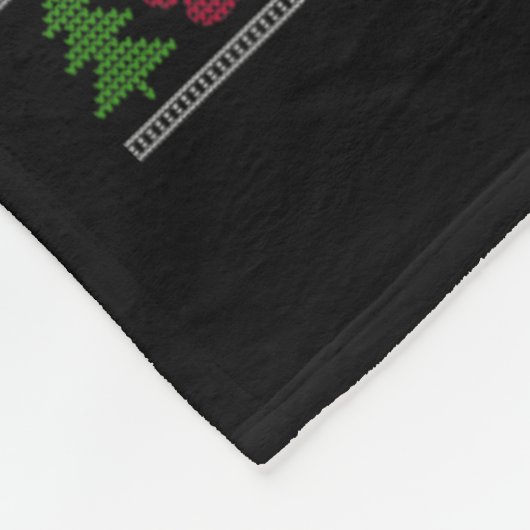 Couverture Polaire Dogue De Bordeaux Chandail de Noël Xmas Animal Chi (Coin)