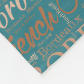 Couverture Polaire Dogue de Bordeaux - mastiff français (Coin)