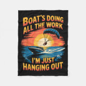 Couverture Polaire Doing All The Work Parasailer Paragliding Parasail (Devant)