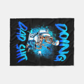 Couverture Polaire Doing Dad Skeleton Toilet Fathers Day Funny Dad  (Devant (Horizontal))