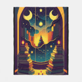 Couverture Polaire Domaine Magique Des Livres (Devant)