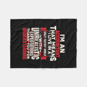 Couverture Polaire Don comptable | Je Suis Comptable (Devant (Horizontal))
