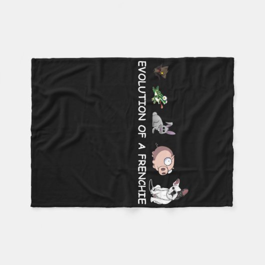 Couverture Polaire Don de chien| Évolution D'Un Français (Devant (Horizontal))