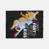 Couverture Polaire Don de chien| Je n'ai pas pété mon cul vous a fait (Devant (Horizontal))