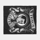 Couverture Polaire Don Jesus Malverde Héros mexicain Jesus Malverde (Devant (Horizontal))