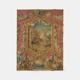 Couverture Polaire Don Quichotte guidé par la Folie, tapisserie du XV