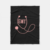 Couverture Polaire Don stéthoscope rose (Devant)