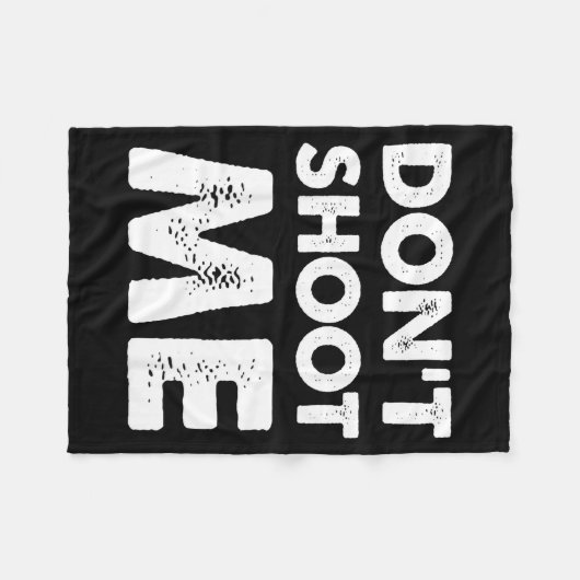 Couverture Polaire Don’t Shoot Me  (Devant (Horizontal))