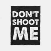 Couverture Polaire Don’t Shoot Me  (Devant)