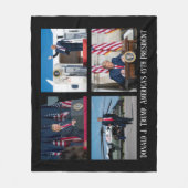 Couverture Polaire Donald J Trump 45th Président Photo Keepsake (Devant)