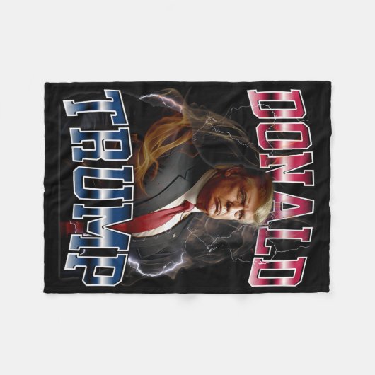 Couverture Polaire Donald Trump (Devant (Horizontal))