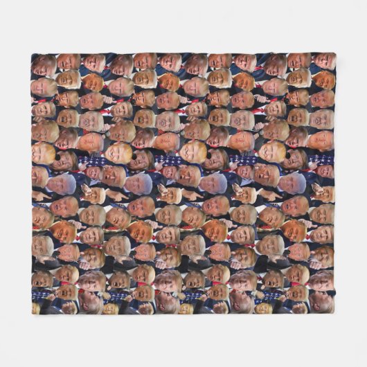 Couverture Polaire Donald Trump (Devant (Horizontal))