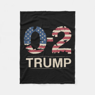 Couverture Polaire Donald Trump 0-2 Fight Fight Fight Us Fight Us Fla