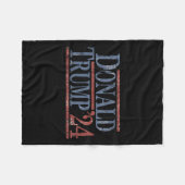 Couverture Polaire Donald Trump 2024 (Devant (Horizontal))