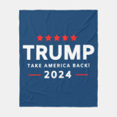 Couverture Polaire Donald Trump 2024 et l'Amérique (Devant)