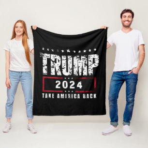 Couverture Polaire Donald Trump 2024 Reprenez l'Amérique Élection