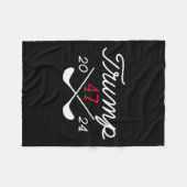 Couverture Polaire Donald Trump 47 2024 (Devant (Horizontal))