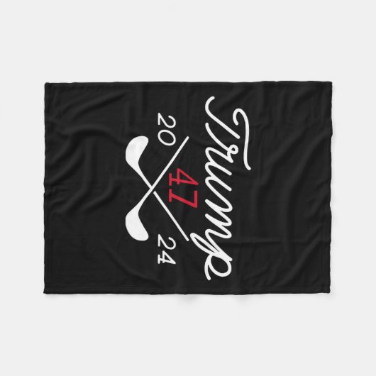 Couverture Polaire Donald Trump 47 2024 (Devant (Horizontal))