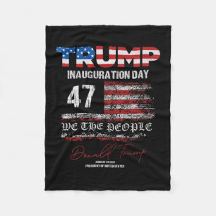 Couverture Polaire Donald Trump 47e président 2025 Inauguration États