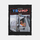 Couverture Polaire Donald Trump Circule Dans Les Poubelles Chirurgie (Devant)