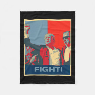 Couverture Polaire Donald Trump combat l'oeuvre d'art contre les Etat