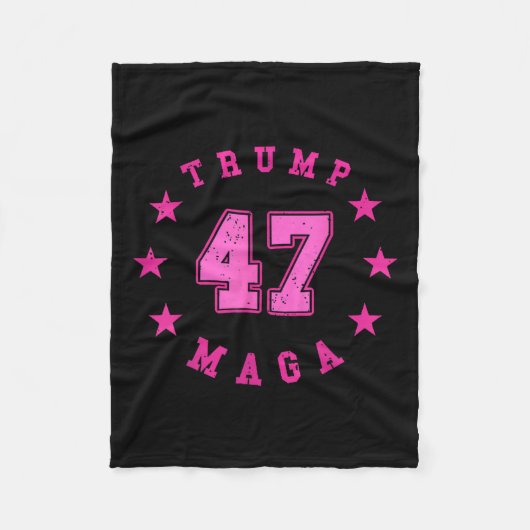 Couverture Polaire Donald Trump Élection 2024 45 47 Président (Devant)