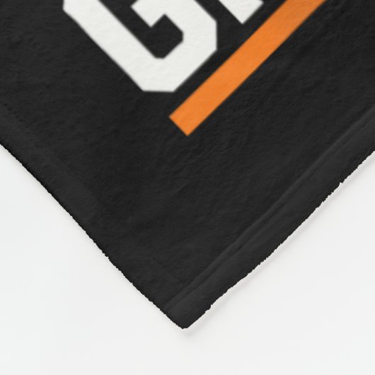 Couverture Polaire Donald Trump Garbage Orange réflexe de sécurité (Coin)