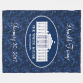 Couverture Polaire Donald Trump Inauguration Day & White House (Devant (Horizontal))