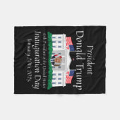 Couverture Polaire Donald Trump Jour de l'investiture 2025 47e présid (Devant (Horizontal))