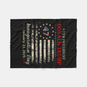 Couverture Polaire Donald Trump Jour de l'investiture du président 20 (Devant (Horizontal))