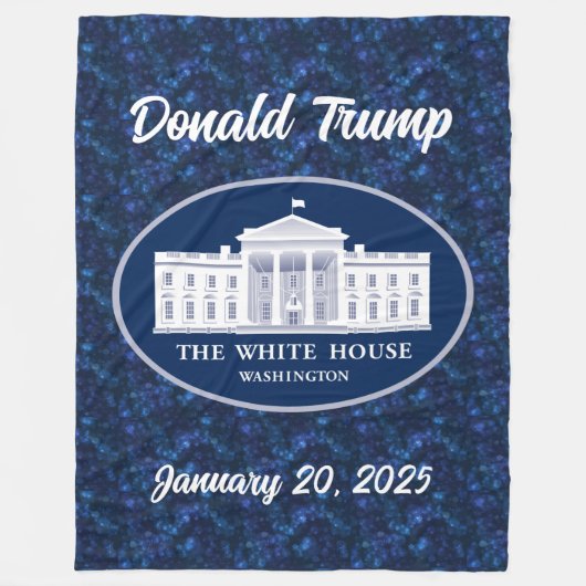 Couverture Polaire Donald Trump - Jour de l'investiture et Maison Bla (Devant)