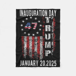 Couverture Polaire Donald Trump Jour D'Inauguration 2025 47 Th Trump