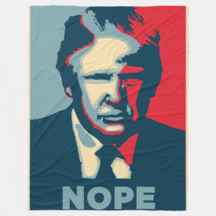 Couverture Polaire donald trump nope