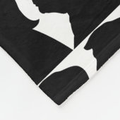 Couverture Polaire Donald Trump Silhouette (Coin)